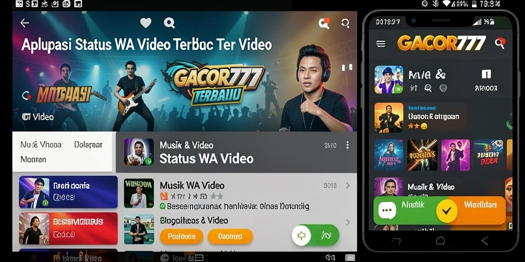 Tampilan antarmuka GACOR777 untuk status WA video yang menarik dan mudah digunakan.
