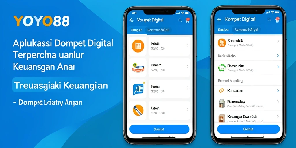 Antarmuka aplikasi YOYO88 yang modern dan fungsional.